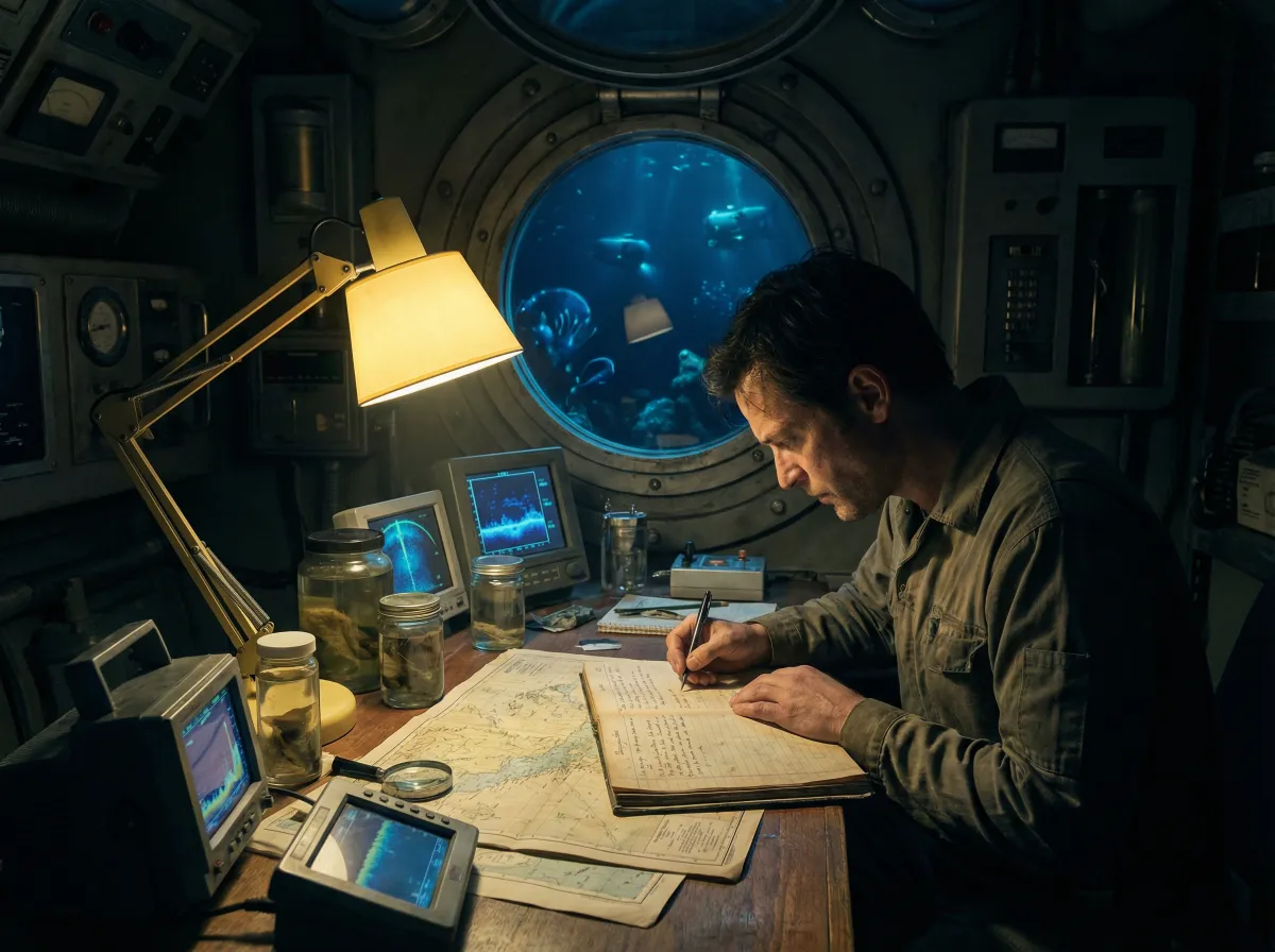 深海科考日志记录场景 - 海角论坛